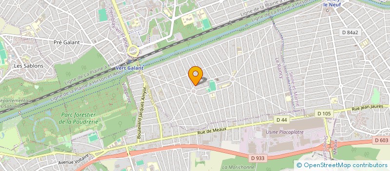 localisation de l'entreprise MONSIEUR STEPHANE GANITO  VILLEPARISIS