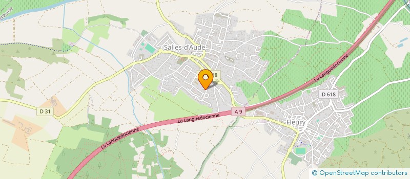 localisation de l'entreprise MONSIEUR STEPHANE GARCIA  SALLES-D'AUDE