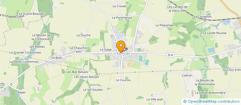 localisation de l'entreprise MONSIEUR STEPHANE GARDIN  SAINT-BROLADRE