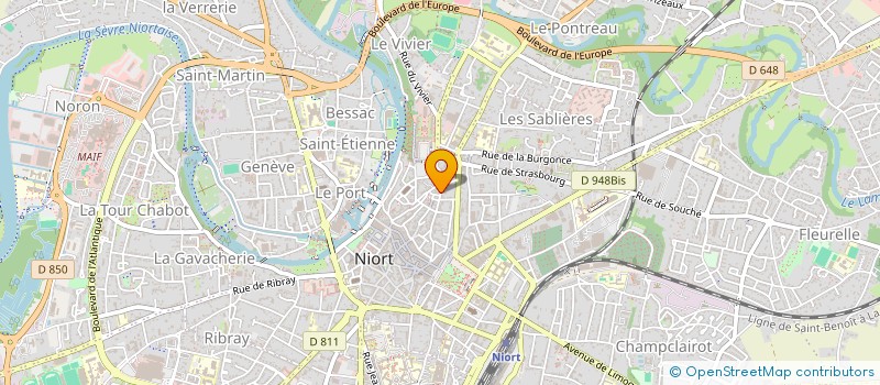 localisation de l'entreprise MONSIEUR STEPHANE GARNIER à NIORT