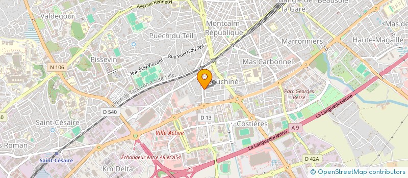 localisation de l'entreprise MONSIEUR STEPHANE GARNIER  NIMES