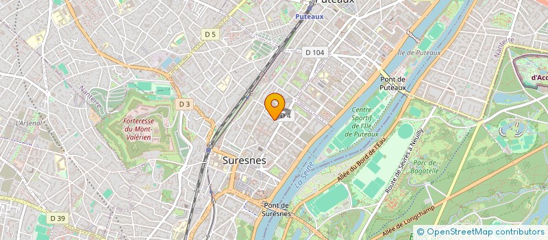 localisation de l'entreprise MONSIEUR STEPHANE GARNIER  SURESNES
