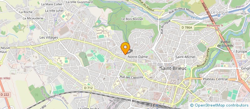 localisation de l'entreprise MONSIEUR STEPHANE GASNIER à SAINT-BRIEUC