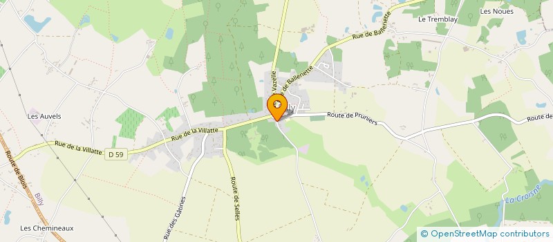 localisation de l'entreprise MONSIEUR STEPHANE GASNIER  BILLY