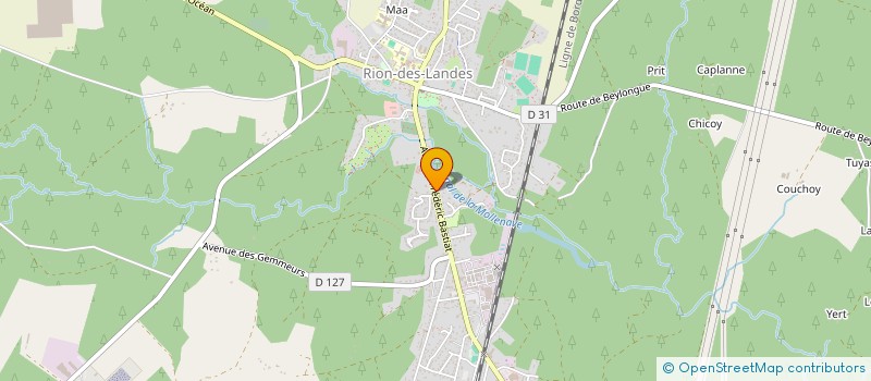 localisation de l'entreprise MONSIEUR STEPHANE GASPAR FERNANDES  RION-DES-LANDES