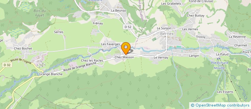 localisation de l'entreprise MONSIEUR STEPHANE GATOUILLAT à BERNEX