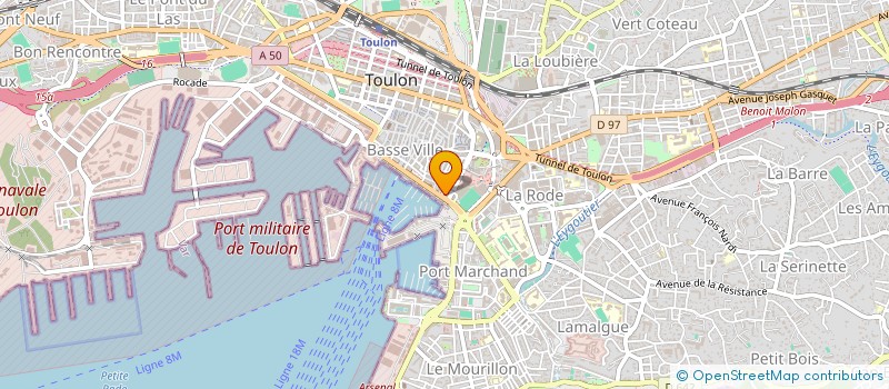 localisation de l'entreprise MONSIEUR STEPHANE GATTO  TOULON