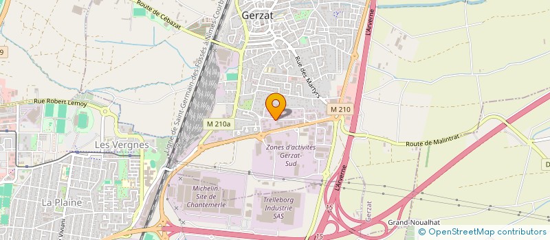 localisation de l'entreprise MONSIEUR STEPHANE GAUCHER  GERZAT