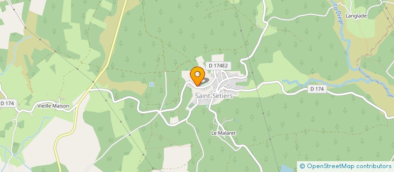 localisation de l'entreprise MONSIEUR STEPHANE GAUDIN à SAINT-SETIERS