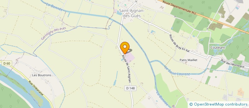 localisation de l'entreprise MONSIEUR STEPHANE GAUDIN à SAINT-BENOIT-SUR-LOIRE