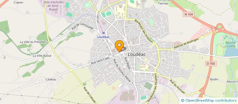 localisation de l'entreprise MONSIEUR STEPHANE GAUDIN à LOUDEAC