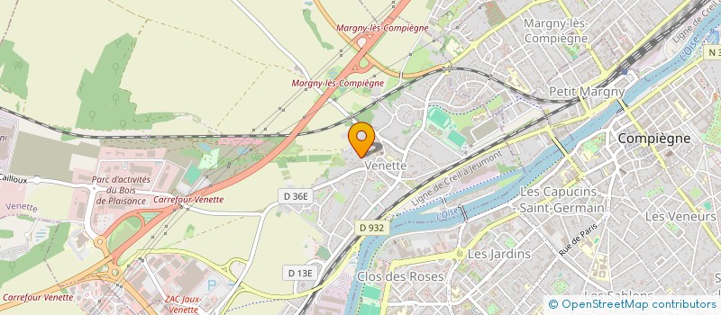 localisation de l'entreprise MONSIEUR STEPHANE GAUDION  VENETTE