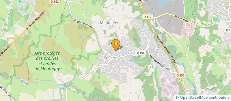 localisation de l'entreprise MONSIEUR STEPHANE GAUMOND  MONTAGNY