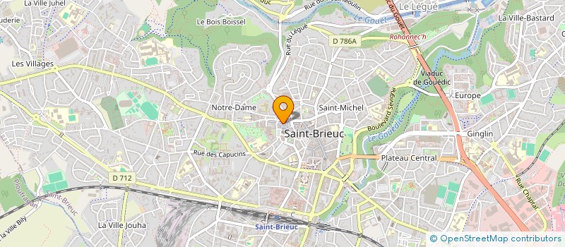 localisation de l'entreprise MONSIEUR STEPHANE GAURIAU à SAINT-BRIEUC