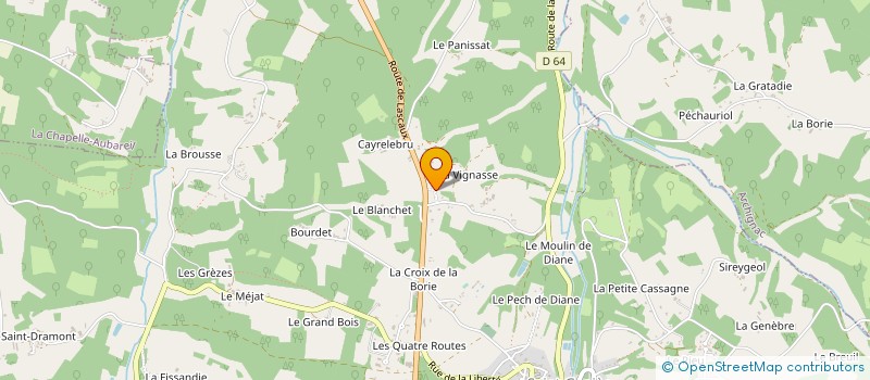 localisation de l'entreprise MONSIEUR STEPHANE GAUTHIER à SAINT-GENIES