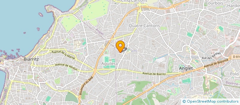 localisation de l'entreprise MONSIEUR STEPHANE GAUTHIER  ANGLET