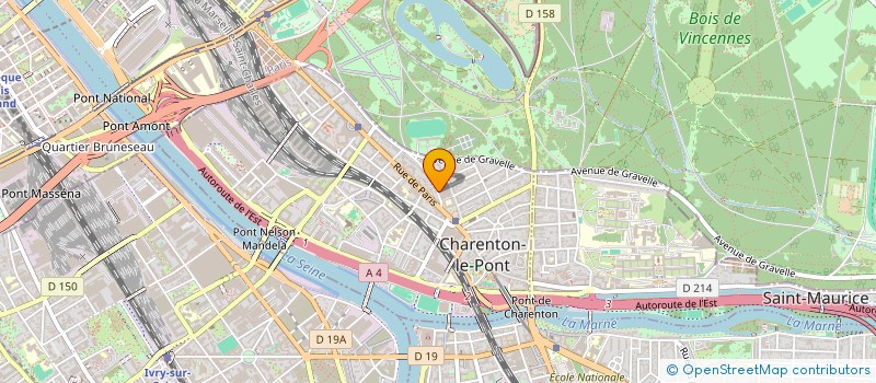 localisation de l'entreprise MONSIEUR STEPHANE GAUTIER à CHARENTON-LE-PONT