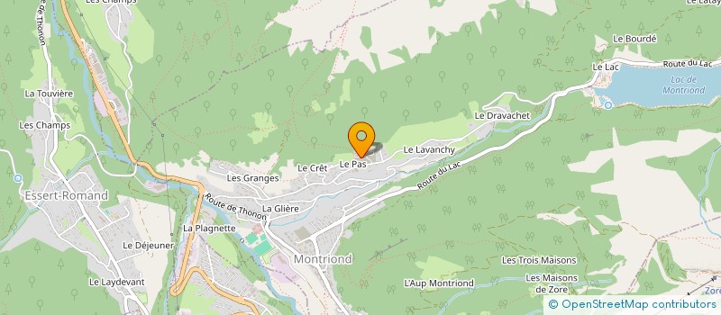 localisation de l'entreprise MONSIEUR STEPHANE GAUTIER à LA COTE D'ARBROZ