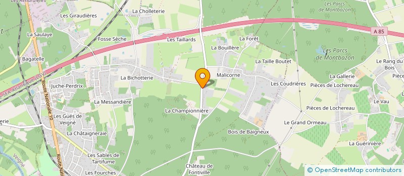 localisation de l'entreprise MONSIEUR STEPHANE GAUTIER  VEIGNE