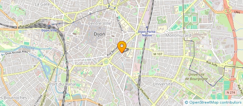 localisation de l'entreprise MONSIEUR STEPHANE GAY à DIJON