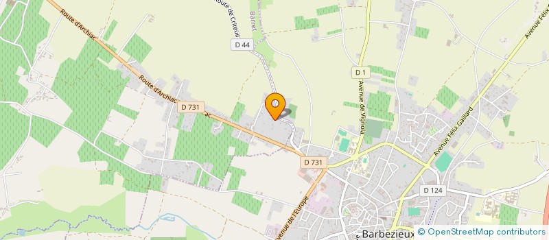 localisation de l'entreprise MONSIEUR STEPHANE GEMARD  LIGNIERES-AMBLEVILLE