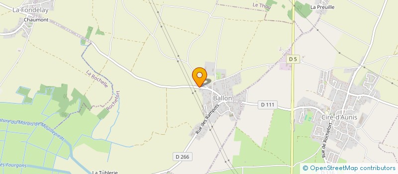 localisation de l'entreprise MONSIEUR STEPHANE GENDRE  BALLON