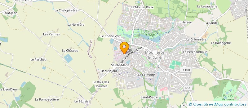 localisation de l'entreprise MONSIEUR STEPHANE GENDRONNEAU à MOUILLERON-LE-CAPTIF