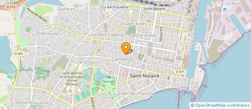 localisation de l'entreprise MONSIEUR STEPHANE GENET à SAINT-NAZAIRE