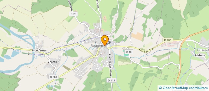 localisation de l'entreprise MONSIEUR STEPHANE GENIN  TROUVANS