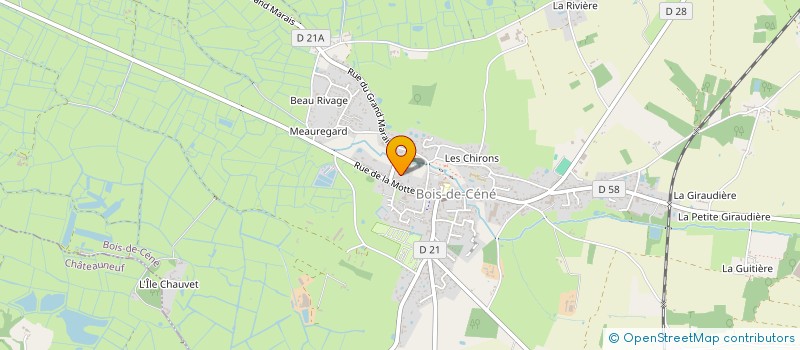 localisation de l'entreprise MONSIEUR STEPHANE GEORGES à BOIS-DE-CENE