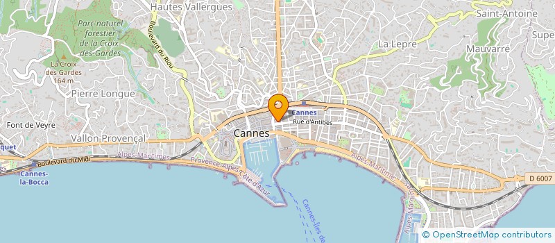 localisation de l'entreprise MONSIEUR STEPHANE GEORGES à CANNES