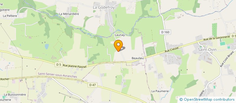 localisation de l'entreprise MONSIEUR STEPHANE GEORGES  SAINT-SENIER-SOUS-AVRANCHES