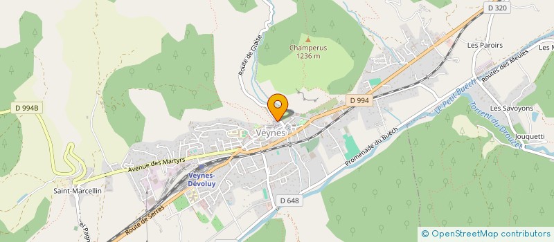 localisation de l'entreprise MONSIEUR STEPHANE GEORGET  VEYNES