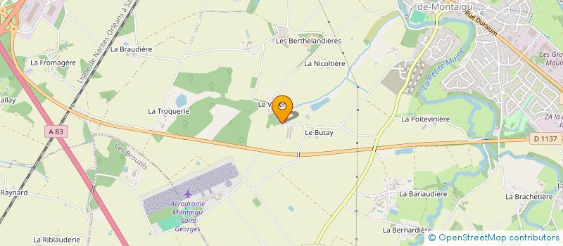 localisation de l'entreprise MONSIEUR STEPHANE GERARD GRELET à MONTAIGU-VENDEE