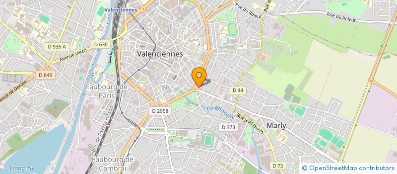 localisation de l'entreprise MONSIEUR STEPHANE GERARD THOURIGNY à VALENCIENNES