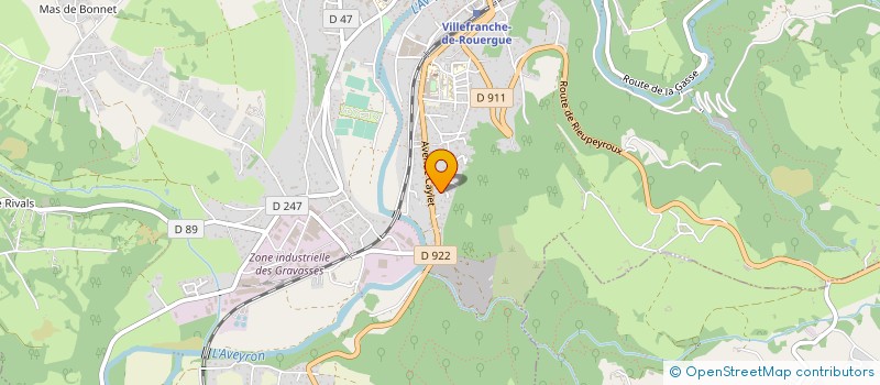 localisation de l'entreprise MONSIEUR STEPHANE GERAUD  VILLEFRANCHE-DE-ROUERGUE