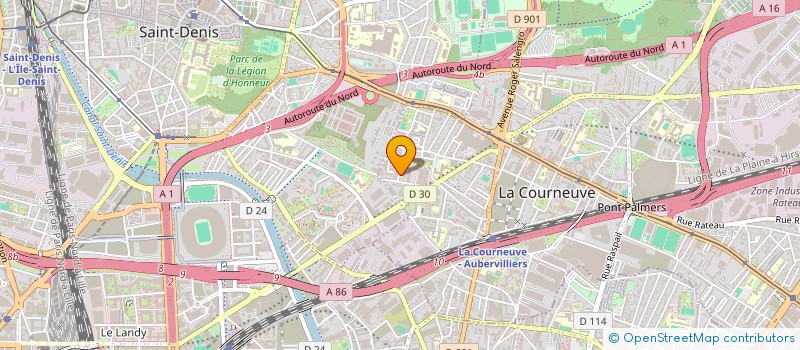 localisation de l'entreprise MONSIEUR STEPHANE GERMAN NELC à LA COURNEUVE