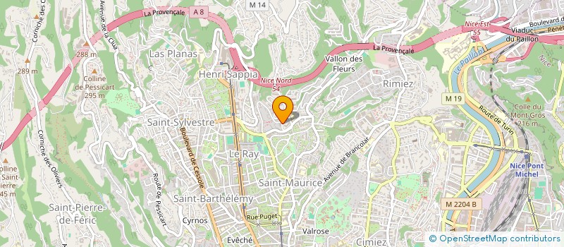 localisation de l'entreprise MONSIEUR STEPHANE GERVAIS à NICE