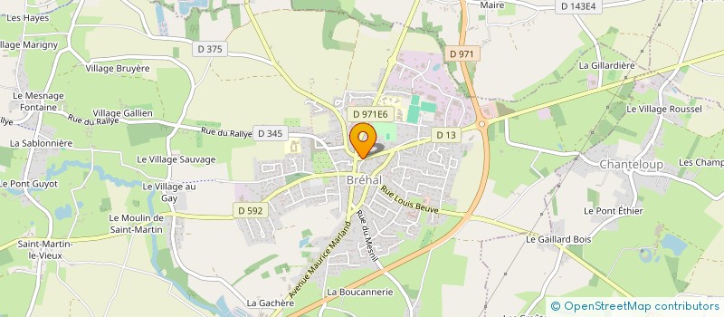 localisation de l'entreprise MONSIEUR STEPHANE GERVAISE  MUNEVILLE-SUR-MER