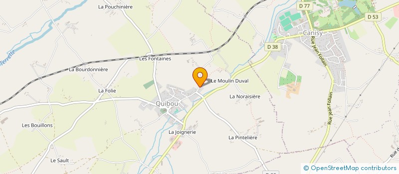 localisation de l'entreprise MONSIEUR STEPHANE GESBERT  QUIBOU