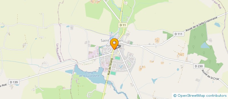 localisation de l'entreprise MONSIEUR STEPHANE GESLIN  SAINT-AIGNAN-SUR-ROE