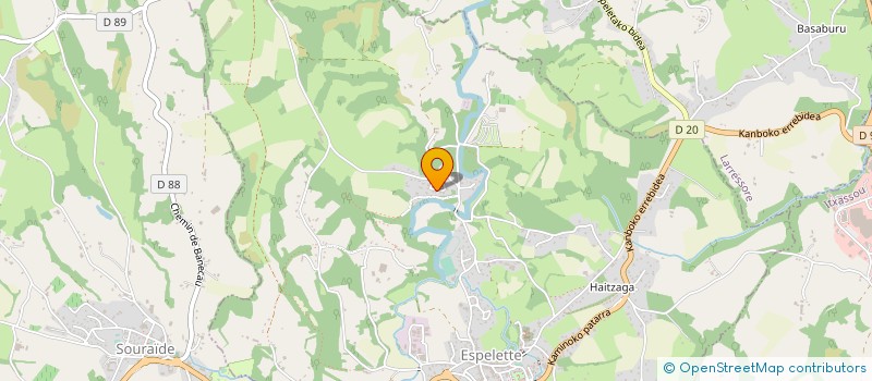 localisation de l'entreprise MONSIEUR STEPHANE GIBLAS  ESPELETTE