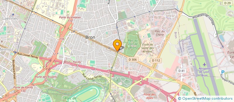 localisation de l'entreprise MONSIEUR STEPHANE GIL MARTINS  BRON