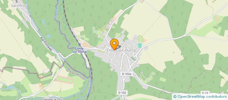 localisation de l'entreprise MONSIEUR STEPHANE GILLE  CROUY-SUR-OURCQ