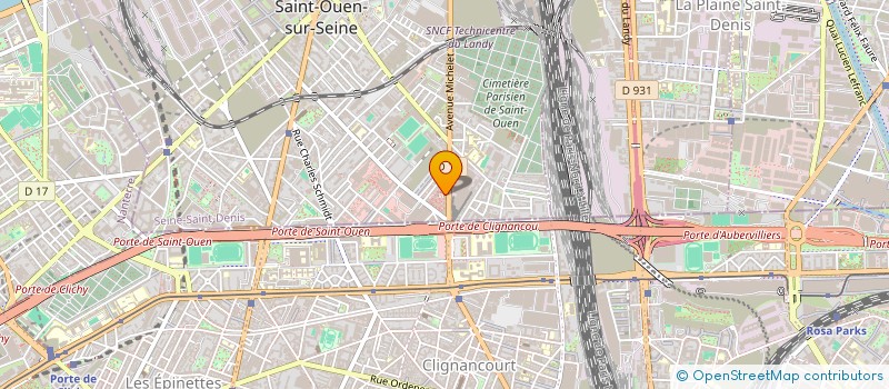 localisation de l'entreprise MONSIEUR STEPHANE GILLES à SAINT-OUEN-SUR-SEINE