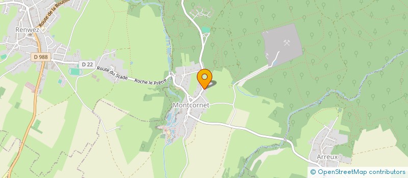 localisation de l'entreprise MONSIEUR STEPHANE GILLET  MONTCORNET