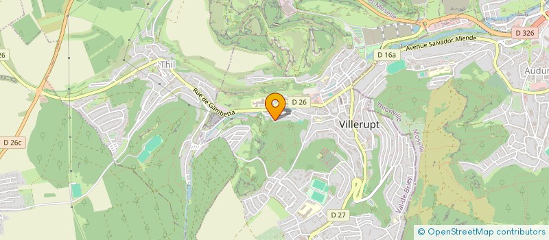 localisation de l'entreprise MONSIEUR STEPHANE GILLET  VILLERUPT