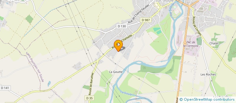 localisation de l'entreprise MONSIEUR STEPHANE GILLIER  SAINT-POURCAIN-SUR-SIOULE