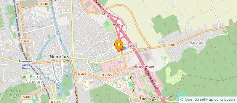 localisation de l'entreprise MONSIEUR STEPHANE GILLONNIER  NEMOURS