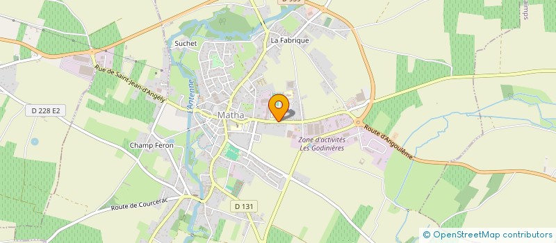 localisation de l'entreprise MONSIEUR STEPHANE GILLOT à MATHA